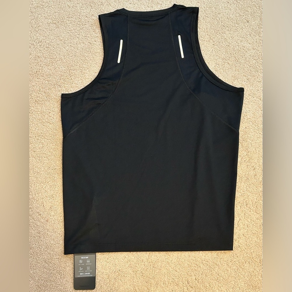 NWT Fabletics Men's Black Performance Tank Top Size Large - Picture 3 of 6